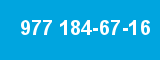 977 184-67-16 977 184-67-16
